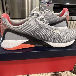 Reebok Men's Nano X1 GRIT Sneaker Size 13M S42564 Grey/Coral